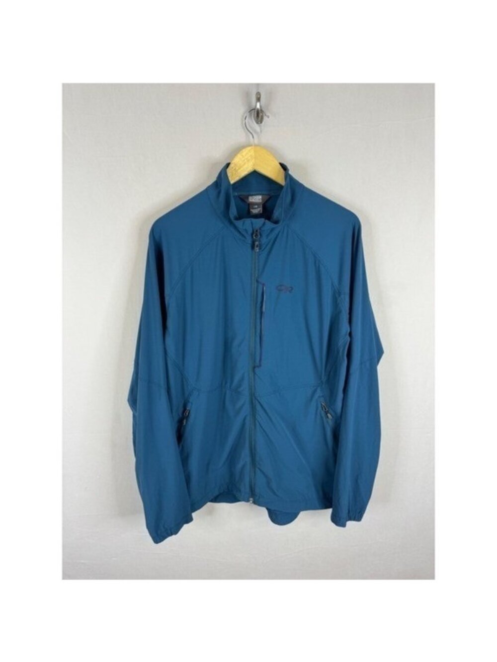Outdoor Research Mens Ferrosi Softshell Jacket Blue Full Zip Large 250095